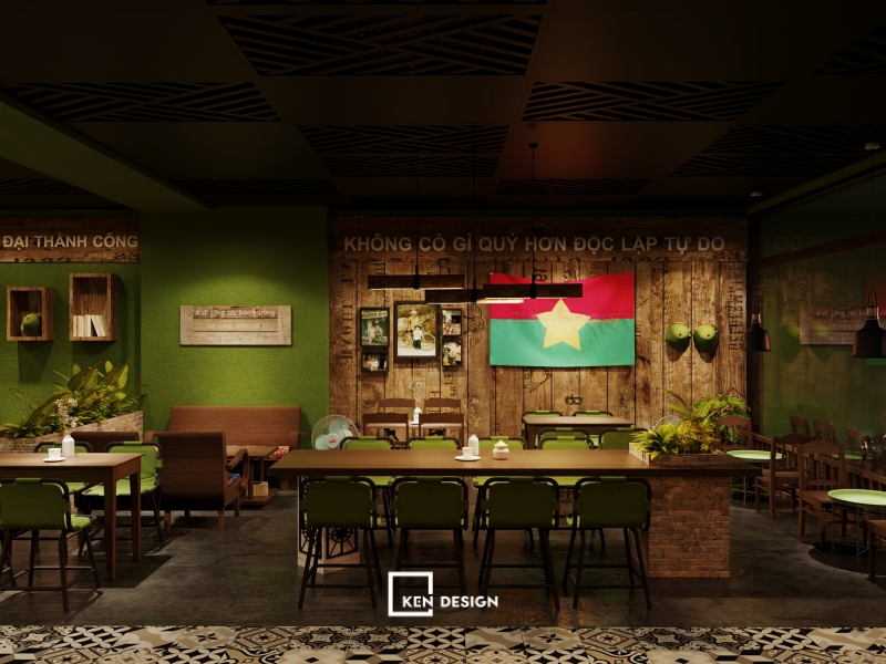 Thiết kế KAKA Cafe tại Hàn Quốc cực thu hút